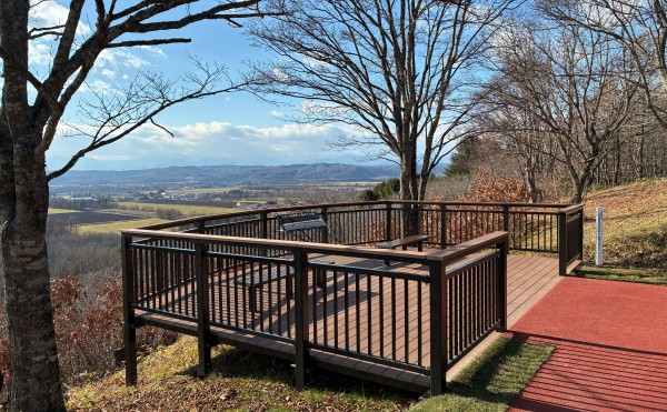 もいわ山森林公園に展望デッキが誕生しました！